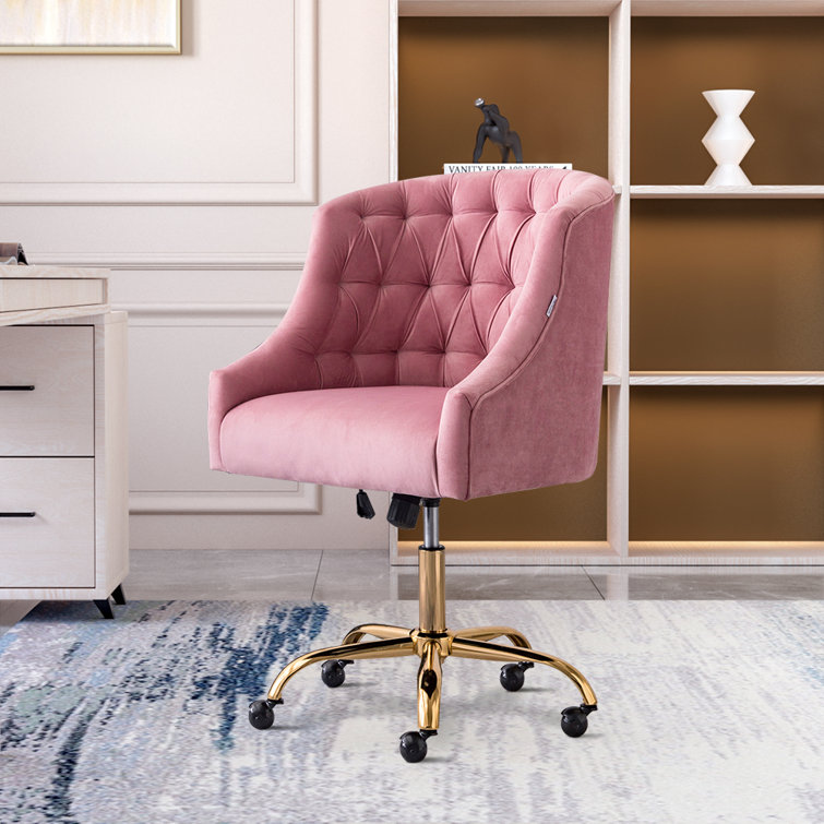 Wayfair pink office chair discount